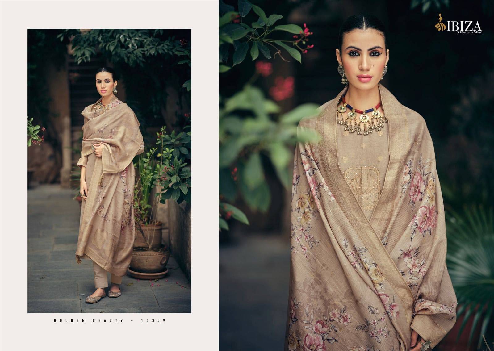 Ellena by Ibiza 10355 To 10362 Series Designer Festive Suits Beautiful Fancy Stylish Colorful Party Wear & Occasional Wear Digital print Dresses At Wholesale Price